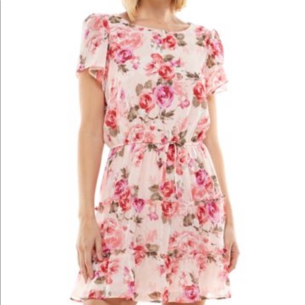 NWT crystal doll flower dress size M